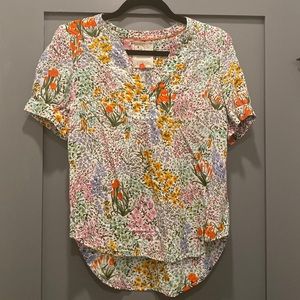 Anthropologie 4 of 52 Conversations Colloquial 2 floral top